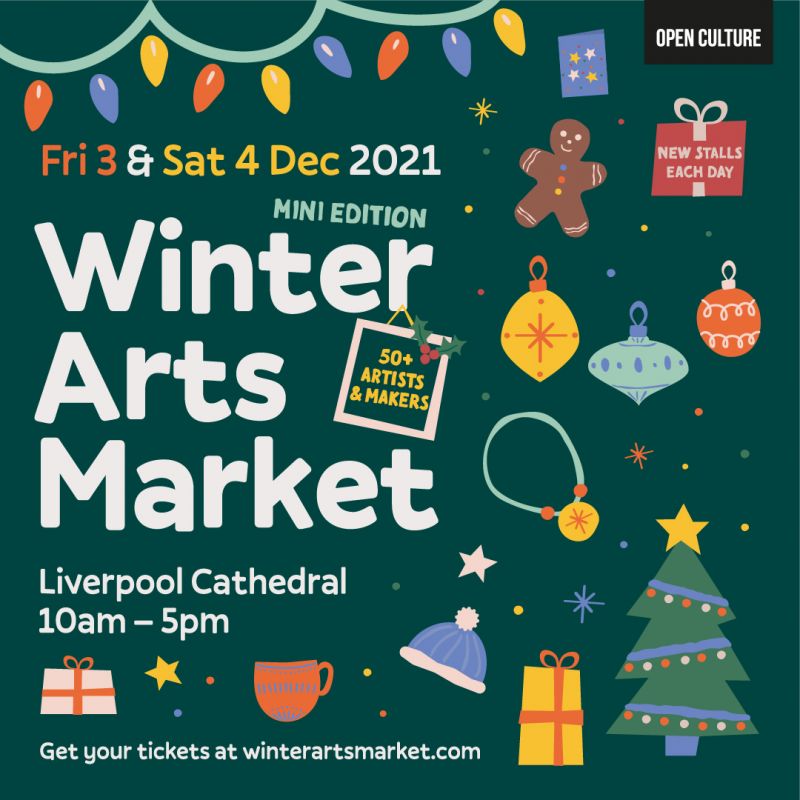 Open Culture 2021 Winter Arts Market Flyer